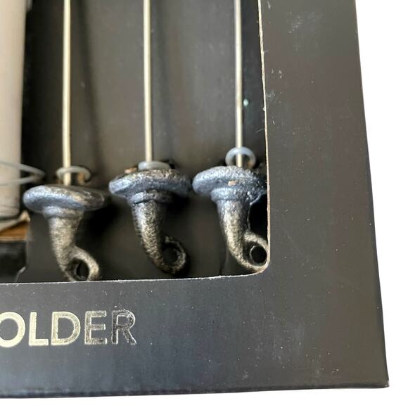 Set of 6 Halloween Witch Hat Cocktail Picks And White Marble Holder NEW - Picture 6 of 6